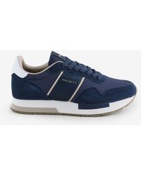 Hackett - Keston Symbol Leather And Suede Trainers - Lyst