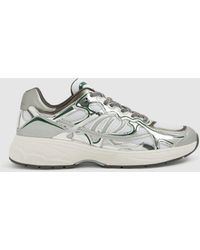 Reiss - Volt Nubuck And Mesh Trainerseu 43 (Uk 9) - Lyst