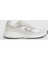 Reiss - Off & Stone Panelled Running Trainers - Lyst