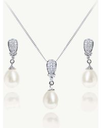 Ivory & Co. - Serrano And Pearl Classic Drop Set - Lyst