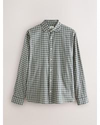 Next - Brushed Flannel Shirt - Lyst