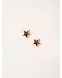 FatFace - Fatface Enamel Star Stud Earrings - Lyst