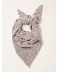 FatFace - Fatface Cable Shawl - Lyst