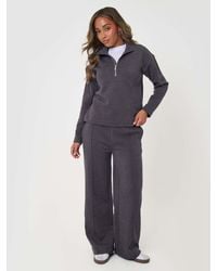 Threadbare - Funnel Neck Sweat Top And Joggers Set - Lyst