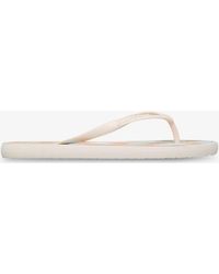 Roxy - Sun Print Dama Logo Flip Flops - Lyst