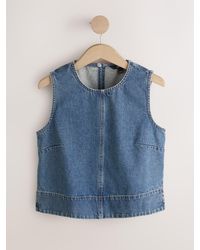 Next - Denim Shell Top - Lyst