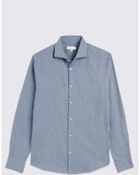 Moss - Brushed Melange Shirt - Lyst