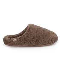 Totes - Borg Swept Back Mule Slippers - Lyst