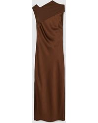 strapless open back dress Orange Tulle Lace Long Prom Dresses, V-Neck Evening Dresses Custom Size / Orange main image 1