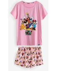 Character - Disney Mickey Mouse Short 100% Cotton Pyjamas - Lyst