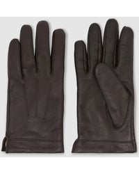 Reiss - Nappa Leather Gloves - Lyst