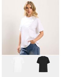 PixieGirl Petite - Pixiegirl Petite Oversized T-Shirts 2 Pack - Lyst