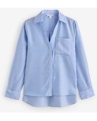 Next - Weiches, Locker Geschnittenes Langarmhemd38Petite - Lyst