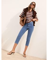 Friends Like These - Denim Capri Jeans - Lyst