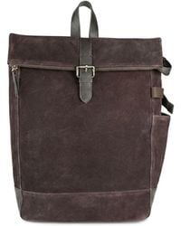 Jones Bootmaker - Chocolate Suede Leather Uphall Backpack - Lyst