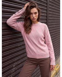 Roman - Petite Button Cuff Knit Jumper - Lyst