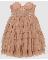 Reiss - Tillie - Pink | Royal Ballet Tulle Mini Dress, Us 0 - Lyst