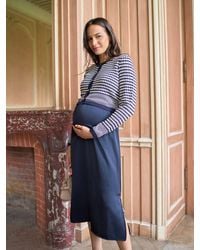 Seraphine - Maternity & Nursing Knit Top Dress - Lyst