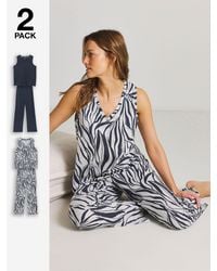 JD Williams - Value Zebra Pyjamas Set 2 Pack - Lyst