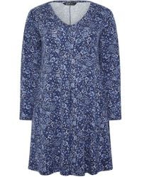 Yours Curve - Pleated Front Dress - Lyst