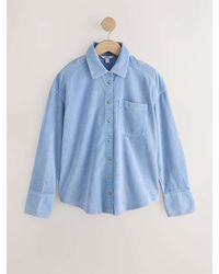 Next - Washed Corduroy Shirt - Lyst