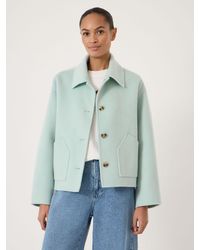 Hush - Pure Wool Double Faced Jacket - Lyst