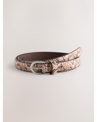 Next - Skinny Pu Belt - Lyst