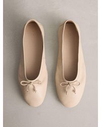 Next - N. Premium Leather Ballerinas - Lyst