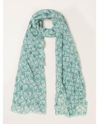 FatFace - Fatface Shell Printed Lightweight Scarf - Lyst