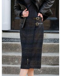 Celtic & Co. - Midi Celt Kilt Skirt - Lyst