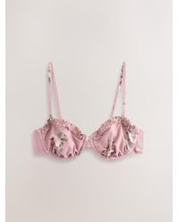 Next - Non Padded Underwired Bikini Top - Lyst