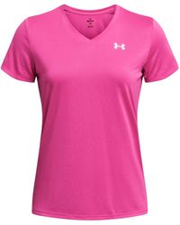 Under Armour - Tech T-Shirt Mit V-Ausschnitteu 48-50 (Uk 20-22) - Lyst