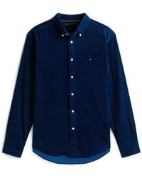 Tommy Hilfiger - Regular Fit Flag Embroidery Corduroy Shirt - Lyst