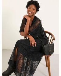 FatFace - Fatface Alanna Petite Lace Midi Dress - Lyst