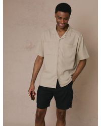 Threadbare - Kurzarmhemd Aus Leinen-Mischung Mit Relaxed Fit - Lyst