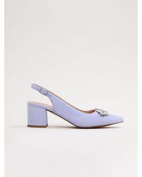 Phase Eight - Phase Eight Sparkle Block Heels - Lyst