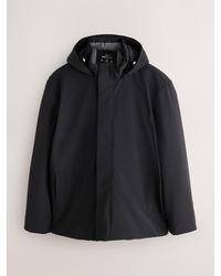 Next - Showerproof Hooded Coat With Brushed Lining - Lyst