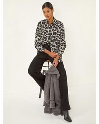 Roman - Animal Print Buttoned Shirt - Lyst