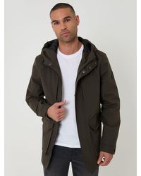 Threadbare - Showerproof Hooded Coat - Lyst
