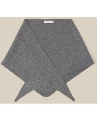Monsoon - Fae Knitted Triangle Scarf - Lyst