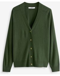 Next - Soft Touch Button Up Knitted Cardigan - Lyst