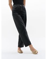 Fitflop - Delicato Bow Soft Metallic Leather Ballet Flats - Lyst