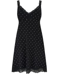 Pour Moi - Short Sofa Loves Lace Hidden Mesh Support Soft Jersey Midi Chemise - Lyst