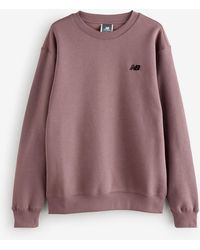 New Balance - Linear Heritage Graphic Print Backprint Sweatshirt - Lyst