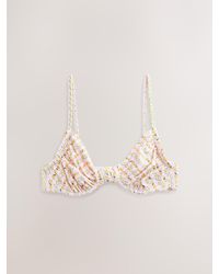 Next - Fruit Print Non Padded Underwired Bikini Top - Lyst