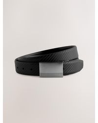 Next - Reversible Print Smooth Leather Belt - Lyst