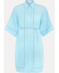 Phase Eight - Lara Linen Shirt Mini Dress - Lyst