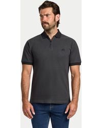 Raging Bull - Short Sleeve Two Tone Zip Pique Polo Shirt - Lyst
