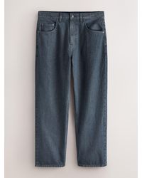 Next - Striped Baggy Fit Jeans - Lyst