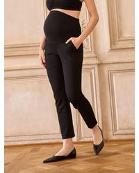 Seraphine - Petite Overbump Maternity Everyday Work Trouser - Lyst